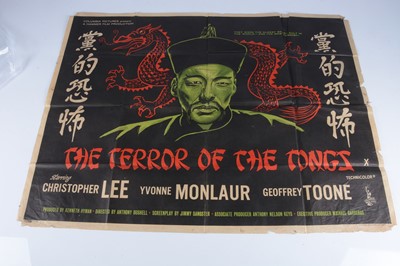 Lot 440 - The Terror Of The Tongs (1961) Quad Poster