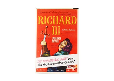 Lot 446 - Richard III (1955) UK Double Crown Film Poster