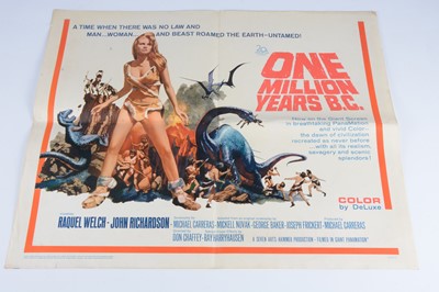 Lot 459 - One Million Years B.C. (1967) US Half Sheet Poster