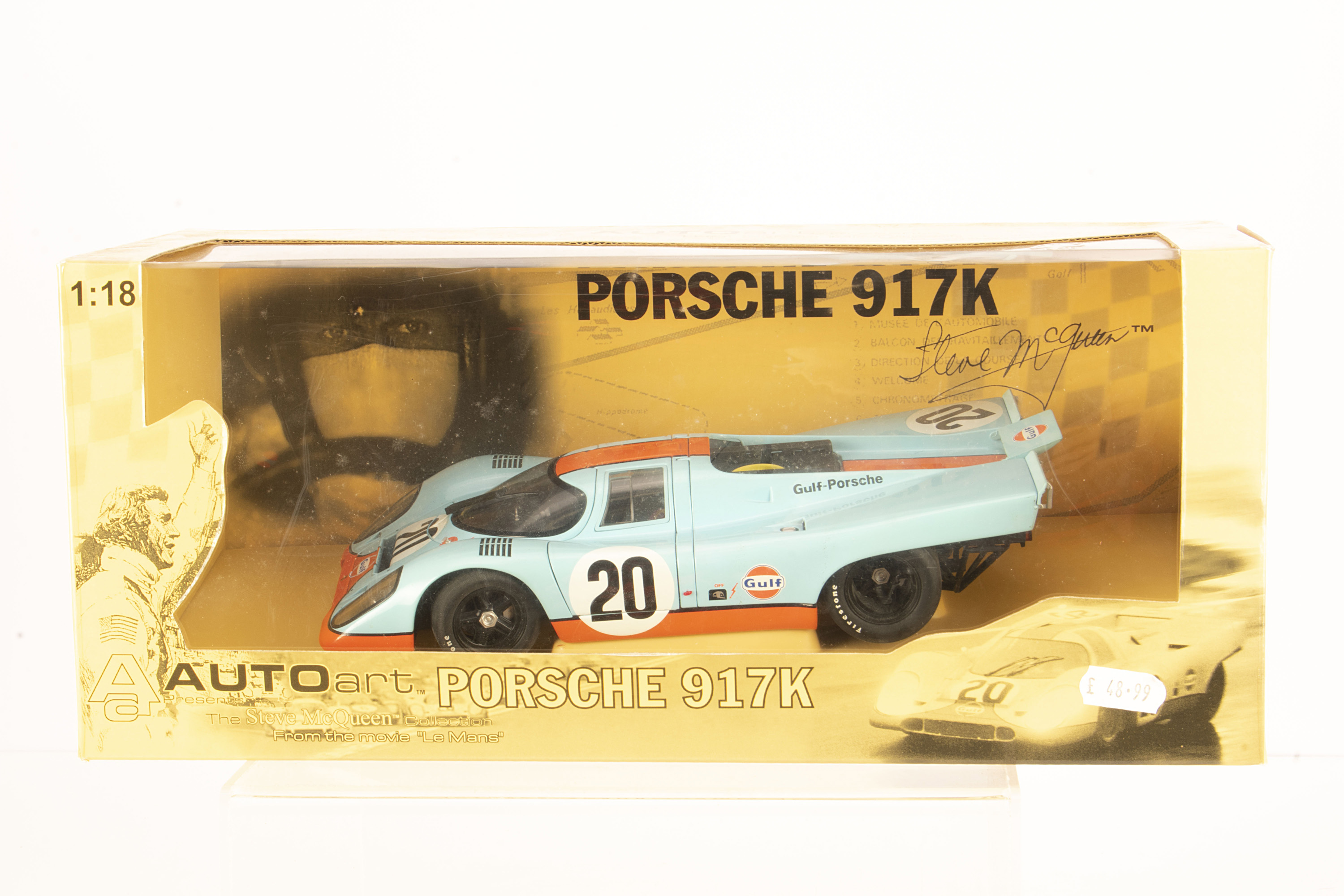 Lot 267 - AutoArt 1:18 Porsche 917K Steve McQueen 