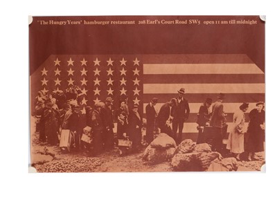 Lot 491 - Hungry Years Hamburger Restaurant Poster