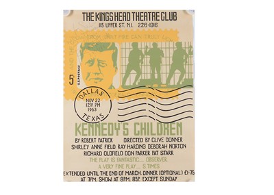 Lot 492 - Kennedy's Children Poster / Signed