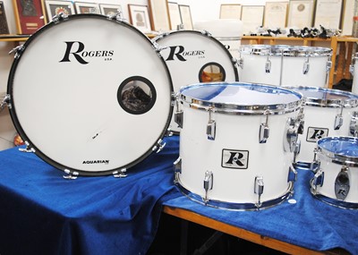 Lot 503 - Rogers Double Bass Drum Kit