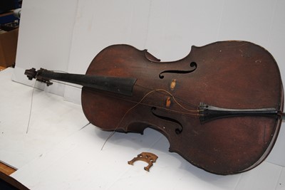 Lot 525 - Antique Cello