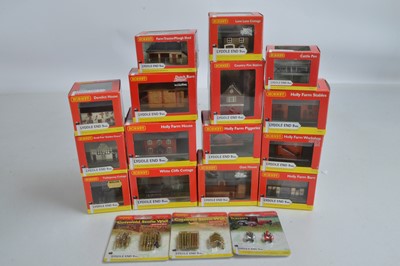 Lot 3 - Hornby N Scale Lyddle End Farm and Country Buildings and Accessories (18)