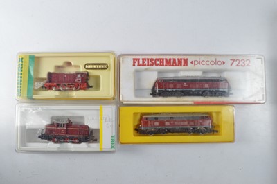 Lot 22 - German N Gauge Diesel Locomotives (4)