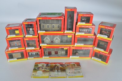 Lot 27 - Hornby N Scale Lyddle End Trackside Buildings and Accessories (20)