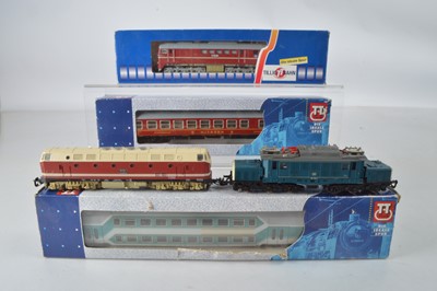 Lot 41 - Continental TT Gauge Diesel and Electric Locomotives and Coaches (5)