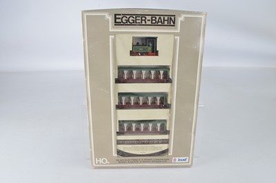 Lot 50 - Egger-Bahn H0e Decauville Steam Locomotive Passenger Train Pack