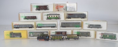Lot 55 - Liliput 009/HOe Locomotives and Passenger and Goods Rolling Stock (17)