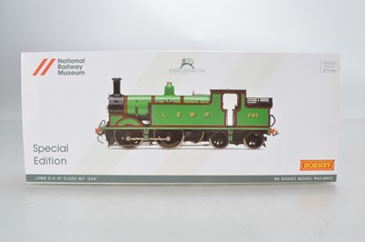 Lot 71 - Hornby (China) boxed 00 Gauge R3204 LSWR lined green Class M7 No. 245 Locomotive and Tender