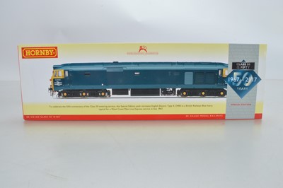 Lot 83 - Hornby (China) boxed 00 Gauge 50 is Fifty Special Edition R3571 BR blue Class 50 D400 Diesel Locomotive