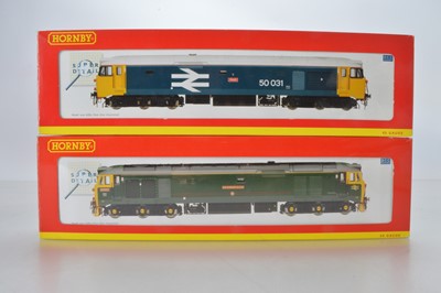 Lot 84 - Pair of Hornby (China) boxed 00 Gauge Class 50 Diesel Locomotives (2)