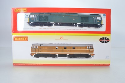 Lot 85 - Hornby (China) boxed 00 Gauge exclusive for Kernow and Rail Express Class 31 and 60 Diesel Locomotives (2)