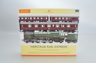 Lot 113 - Hornby (China) boxed 00 Gauge R3192 'Heritage Rail Express' Train Pack