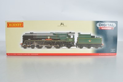 Lot 122 - Hornby (China) boxed 00 Gauge R2997XS BR green rebuilt West Country Class 34040 'Crewkerne' Locomotive and Tender with Sound (2)