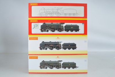 Lot 138 - Hornby (China) boxed 00 Gauge BR green and black Schools Class 4-4-0 Locomotives and Tenders (4)