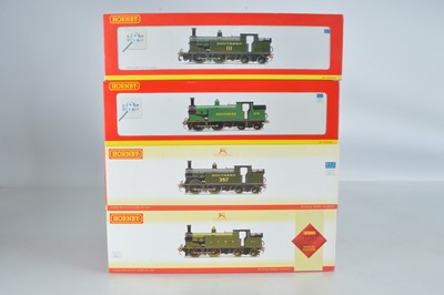 Lot 142 - Hornby (China) boxed 00 Gauge SR and LSWR green Class M7 0-4-0 Tank Engine (4)