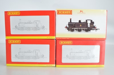 Lot 152 - Hornby (China) boxed 00 Gauge BR black and GWR green Terrier Class 0-6-0 Tank Locomotives (4)