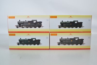 Lot 159 - Hornby (China) boxed 00 Gauge BR ex GWR black Class 72XX 2-8-2 Tank Locomotives (4)
