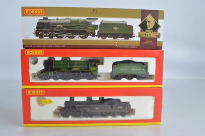 Lot 169 - Hornby (China) boxed 00 Gauge Pete Waterman Royal Scot and other BR Steam Locomotives (3)