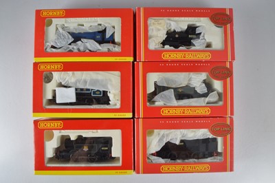 Lot 170 - Hornby (China) boxed 00 Gauge 0-4-0 and 0-6-0 and  0-4-2 Tank Engines (6)