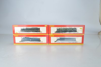 Lot 214 - Hornby (China) boxed 00 Gauge BR green and blue Class 25 and 29 Diesel Locomotives (4)