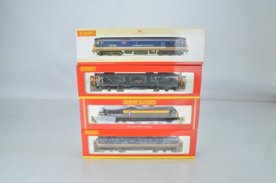 Lot 218 - Hornby (China) boxed 00 Gauge BR Transrail and Network SouthEast Class 50 and 56 Diesel Locomotives (3)