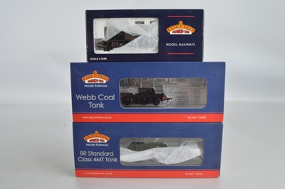 Lot 236 - Bachmann boxed 00 Gauge BR green and black Tank Locomotives (3)