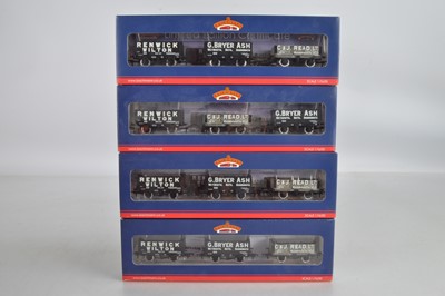 Lot 255 - Four Bachmann Exclusive Collector's Club boxed 00 Gauge 37-078K S&DJR Private Owners Open Plank wagons (4 packs , 12 wagons)