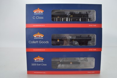 Lot 264 - Bachmann boxed 00 Gauge BR black Locomotives and Tenders (3)