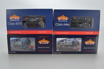Lot 268 - Bachmann boxed 00 Gauge BR ex GWR green and black Tank Locomotives two renumbered (4)