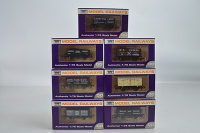 Lot 286 - Dapol Wessex Wagons Special Edition OO Gauge Private Owner Goods Wagons (7)
