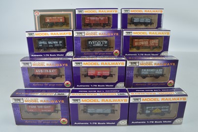Lot 287 - Dapol OO Gauge Private Owner Plank Wagons (12)