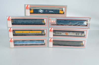Lot 353 - Lima OO Gauge Class 50 Diesel Locomotives (7)