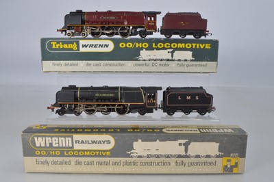 Lot 381 - Wrenn and Tri-ang Wrenn 00 Gauge boxed City Class Locomotives (2)
