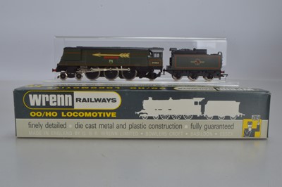 Lot 387 - Wrenn 00 Gauge boxed W2266/A BR green West Country Class Golden Arrow 34092 'City of Wells' Locomotive and Tender