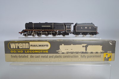 Lot 389 - Wrenn 00 Gauge boxed W2241 LMS lined black 6229 'Duchess of Hamilton' Locomotive and Tender