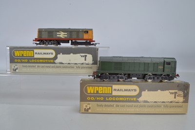 Lot 394 - Wrenn 00 Gauge boxed BR green and Freightliner grey Class 20 Bo-Bo Diesel Locomotives (2)