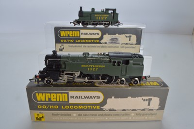 Lot 395 - Wrenn 00 Gauge boxed SR Southern Railway green Tank Locomotives (2)