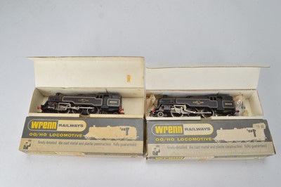 Lot 406 - Pair of Wrenn 00 Gauge boxed W2218 BR black 80033 4-6-2 Tank Locomotives (3)