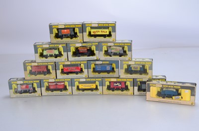 Lot 422 - Wrenn 00 Gauge boxed Salt Ore and Cement wagons including DCL Salt Van (15)