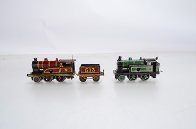 Lot 430 - Karl Bub Table Top 00/H0 Gauge clockwork Locomotives (2)