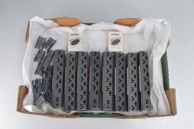 Lot 440 - Greenford Models  00 Gauge part built plastic BR 2x EMU 4DD Double Deck Unit including Power Trailer and Centre Coaches (8 part built coaches with parts)