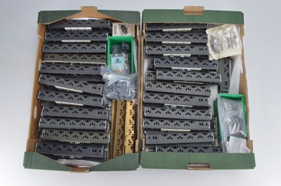 Lot 441 - Greenford Models  00 Gauge large collection of part built plastic and four brass BR EMU 4DD  Double Deck Power Trailer and Centre Coaches with additional parts (qty)