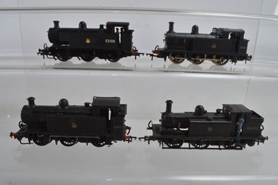 Lot 445 - Will's Finecast and other makers Kitbuilt and modified RTR 00 Gauge BR black ex SR 0-6-0 Tank Locomotives (4)