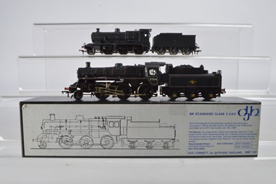 Lot 449 - Kitbuilt and modified 00 Gauge RTR BR black Billington K Class and Standard Class 3 Mogul 2-6-0 Locomotives and Tenders (2)