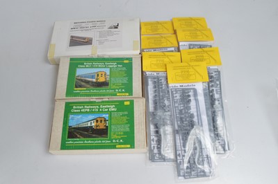 Lot 457 - Britannia Pacific Model DCK and Southern Pride 00 Gauge boxed EMU kits and Accessory Packs (9)