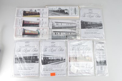 Lot 461 - Hurst Models 00 Gauge Etched Brass Conversion kits for Royal Train using Hornby Lima and Replica Coaches (11 packs)