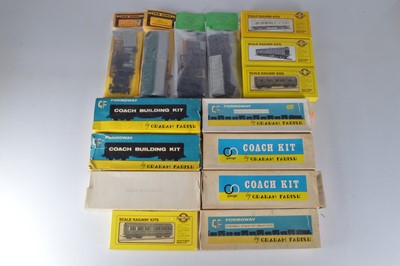 Lot 478 - Ratio and Ian Kirk and Formoway Graham Farish boxed 00 gauge  Coach kits (15)